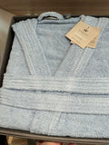 Accappatoio in spugna azzurro in box taglia xxl | Rohome | Rohome