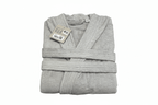 Accappatoio in spugna grigio perla in box taglia xxl | Rohome | Rohome