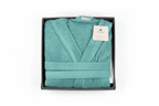Accappatoio in spugna ottanio in box taglia xxl | Rohome | Rohome