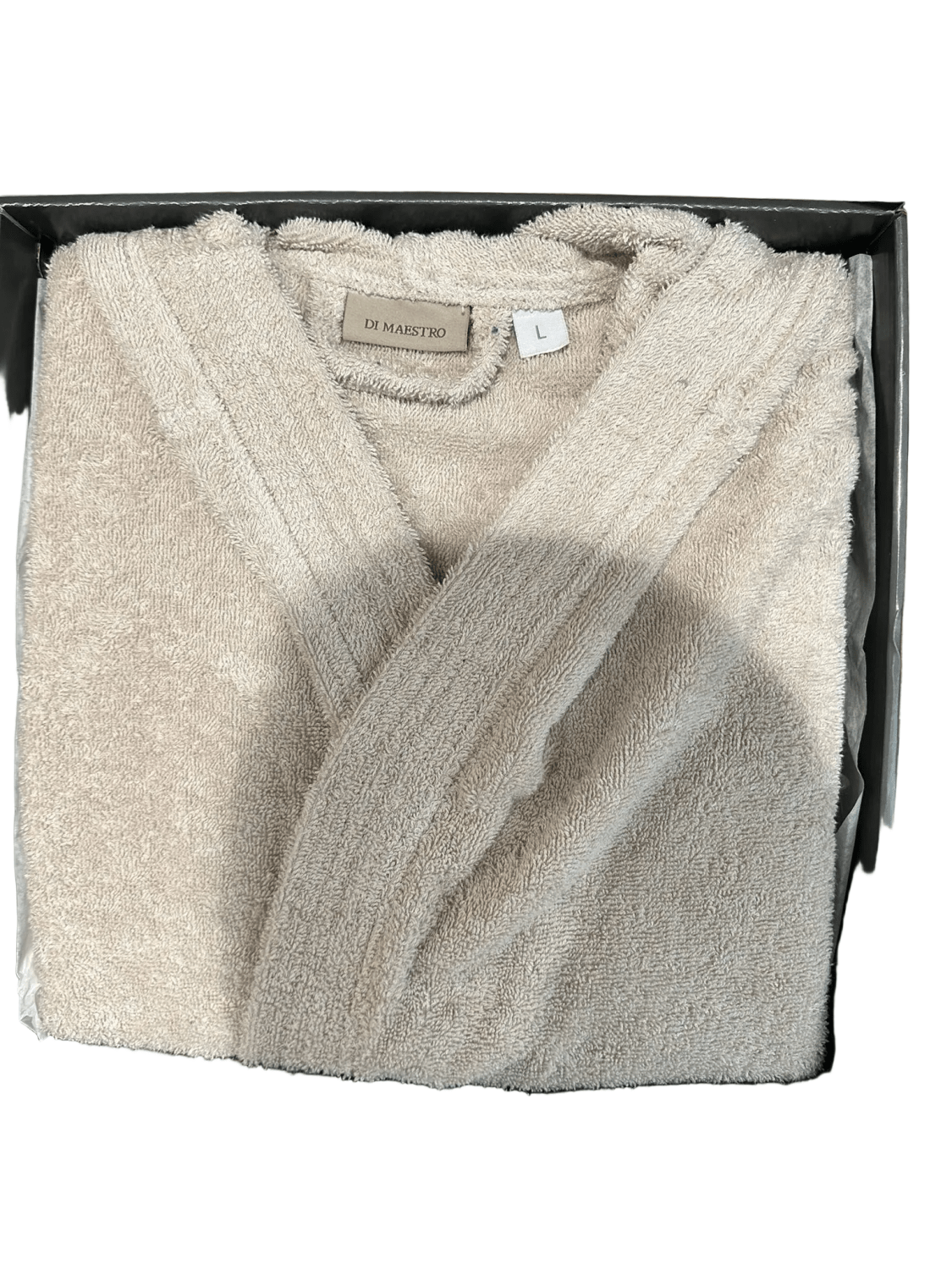 Accappatoio in spugna tortora in box taglia s | Rohome | Rohome