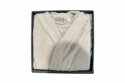 Accappatoio in spugna tortora in box taglia xl | Rohome | Rohome
