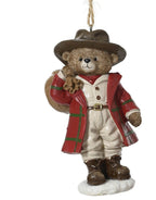 Addobbo Orsetto Natalizio Pendente con Cappotto e Cappello | Rohome | Rohome