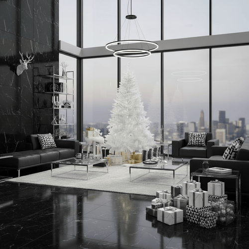 Albero di natale pino imperiale H.210cm bianco | rohome | Rohome