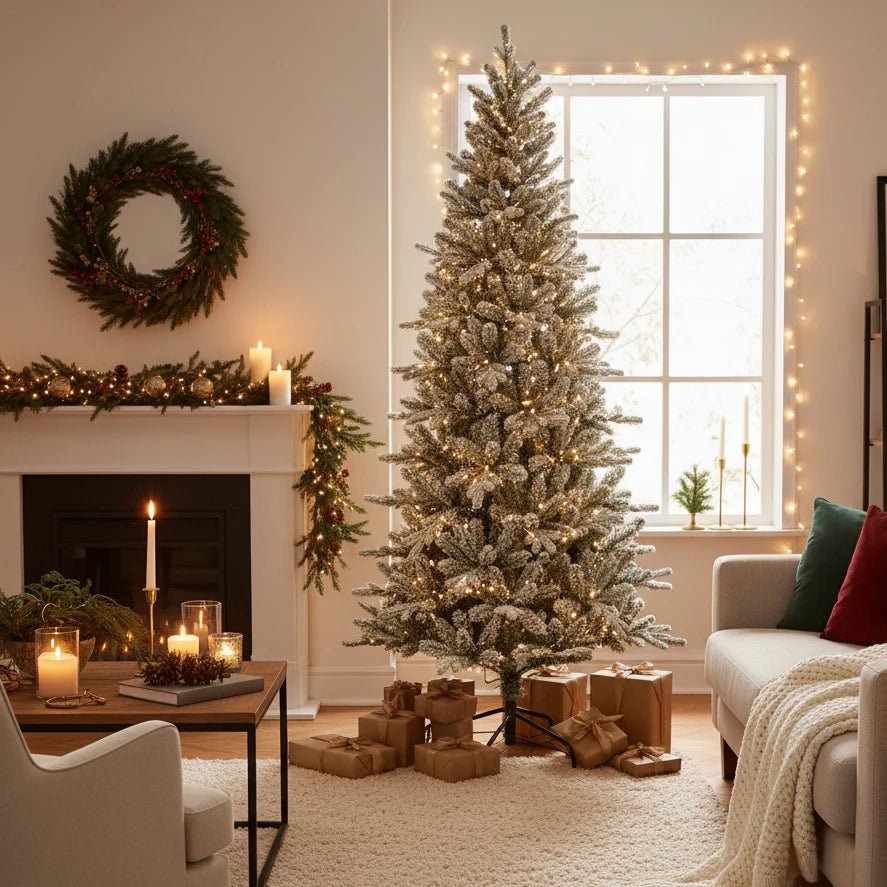 Albero di natale killington innevato h210 | rohome