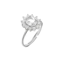 Anello in Argento solitario con zirconi | Rohome | Rohome