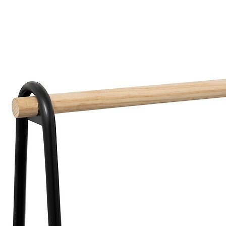 Appendiabiti con mensole in ferro e legno | Rohome | Rohome