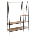 Appendiabiti con mensole in ferro e legno | Rohome | Rohome