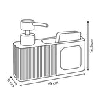 Dispenser sapone con spugna e porta spugna | Rohome