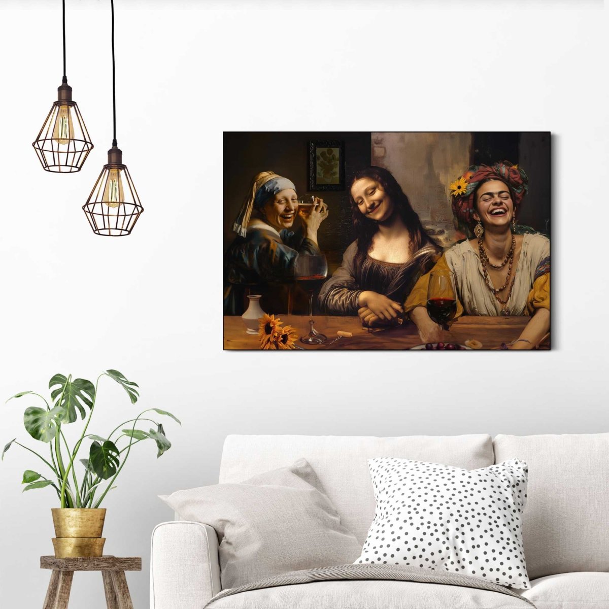 Quadro stampa di alta qualità girls night out 60x90cm | Rohome