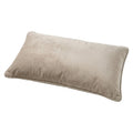 Cuscino arredo in velluto 30x50cm beige| Rohome