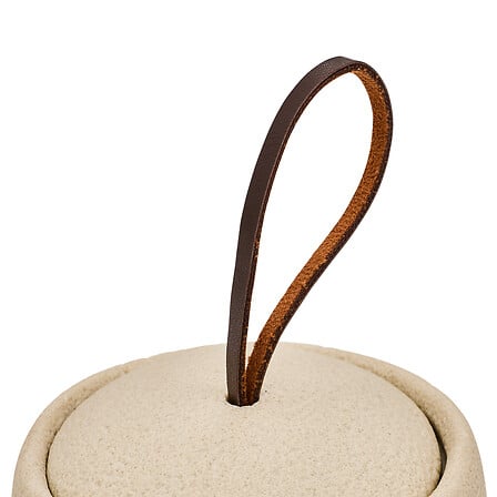 Porta cotone beige effetto pietra | Rohome