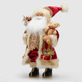 Babbo Natale Edg con orsetto H. 80cm | Rohome | Rohome