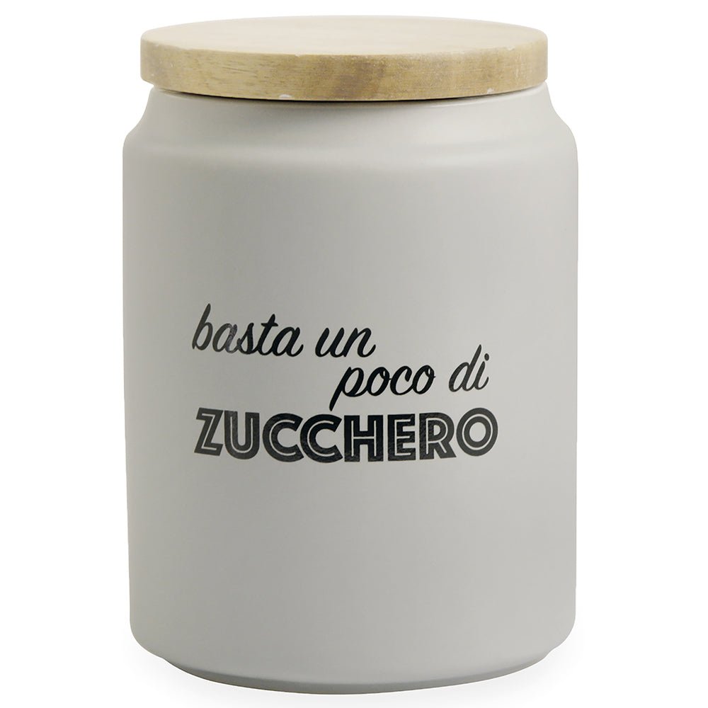 Barattolo Zucchero colore tortora in ceramica | rohome | Rohome