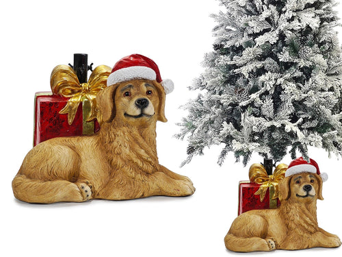 Base per albero di natale cane con pacchi regalo | rohome | Rohome