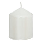 Set 4 Candele bianche satinate | Rohome