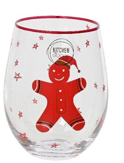 Bicchiere acqua con disegni natalizi | rohome