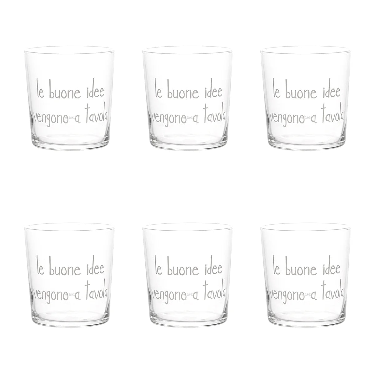 Simple Day - Set 6 Bicchieri le buone idee | Rohome