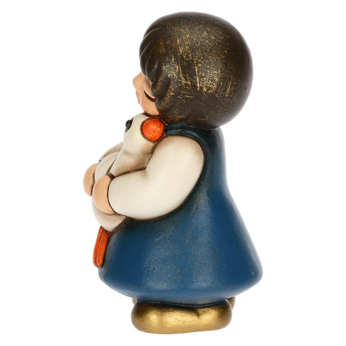 Bimba con oca Presepe Thun Blu | Rohome | Rohome