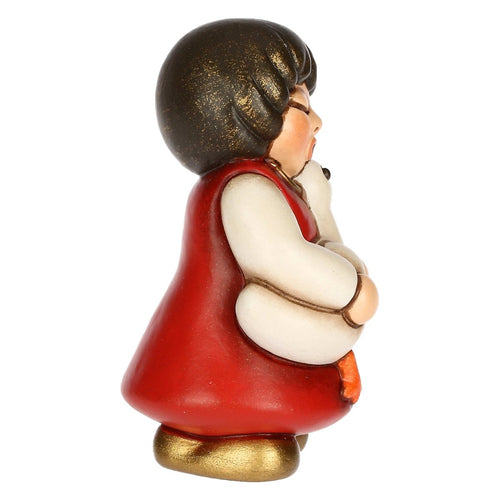 Bimba con oca Presepe Thun Rosso | Rohome | Rohome