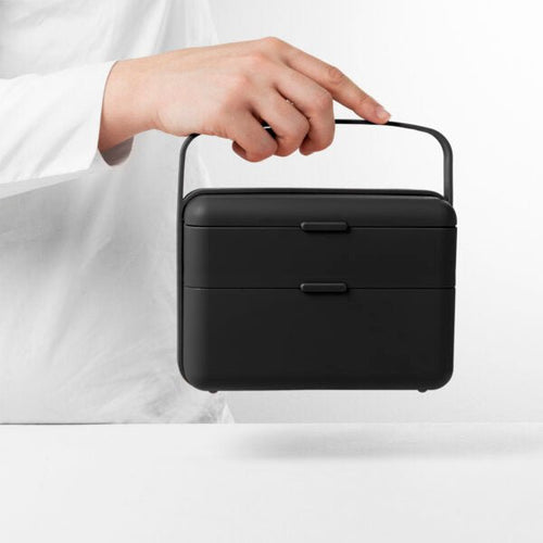Blim plus - lunchbox 2 scomparti black | rohome | Rohome