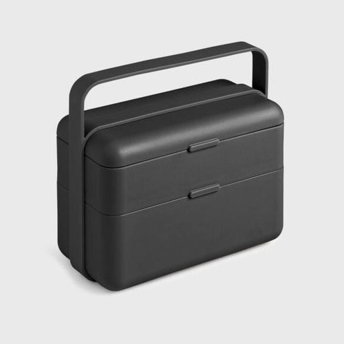 Blim plus - lunchbox 2 scomparti black | rohome | Rohome