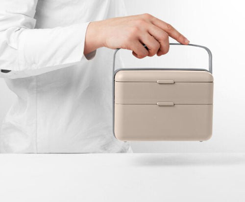 Blim plus - lunchbox 2 scomparti tortora | rohome | Rohome