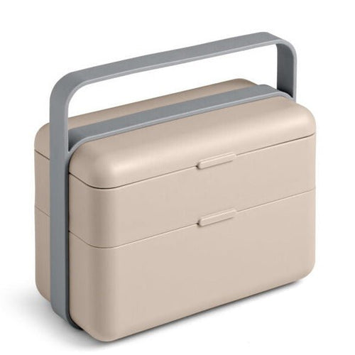 Blim plus - lunchbox 2 scomparti tortora | rohome | Rohome