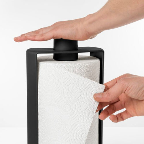 Blim plus - portarotolo stop carbon black | rohome | Rohome
