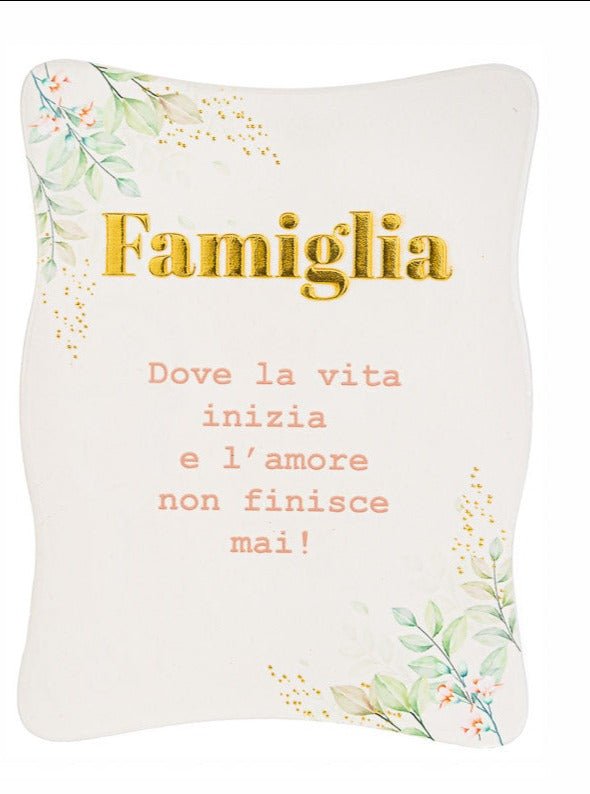 Bomboniera comunione targhetta con scritte | rohome