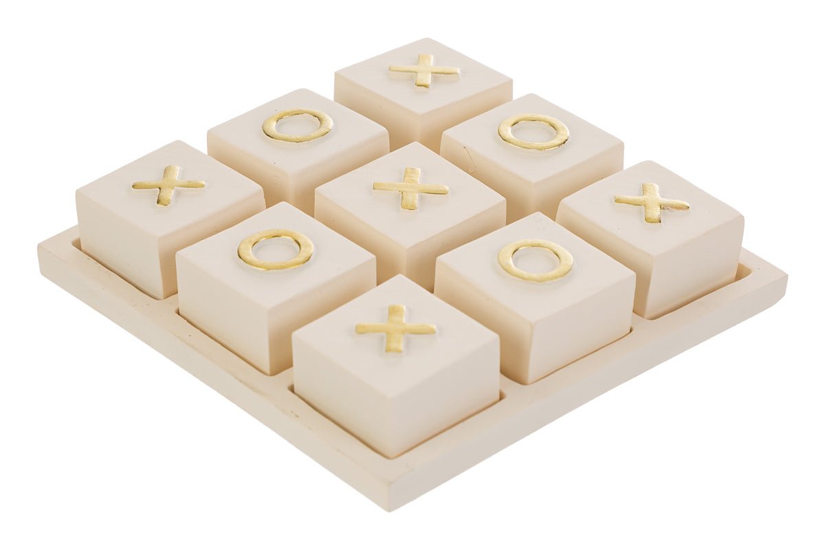 Bomboniera Gioco tris in resina 12x12cm | Rohome | Rohome