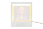 Bomboniera Lampada cubo prima comunione in vetro con scritta | Rohome | Rohome