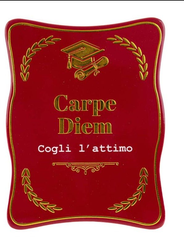 Bomboniera laurea poggia pentola con scritte | rohome