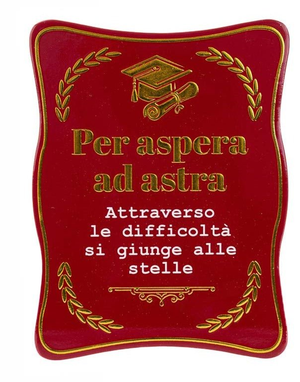 Bomboniera laurea poggia pentola con scritte | rohome