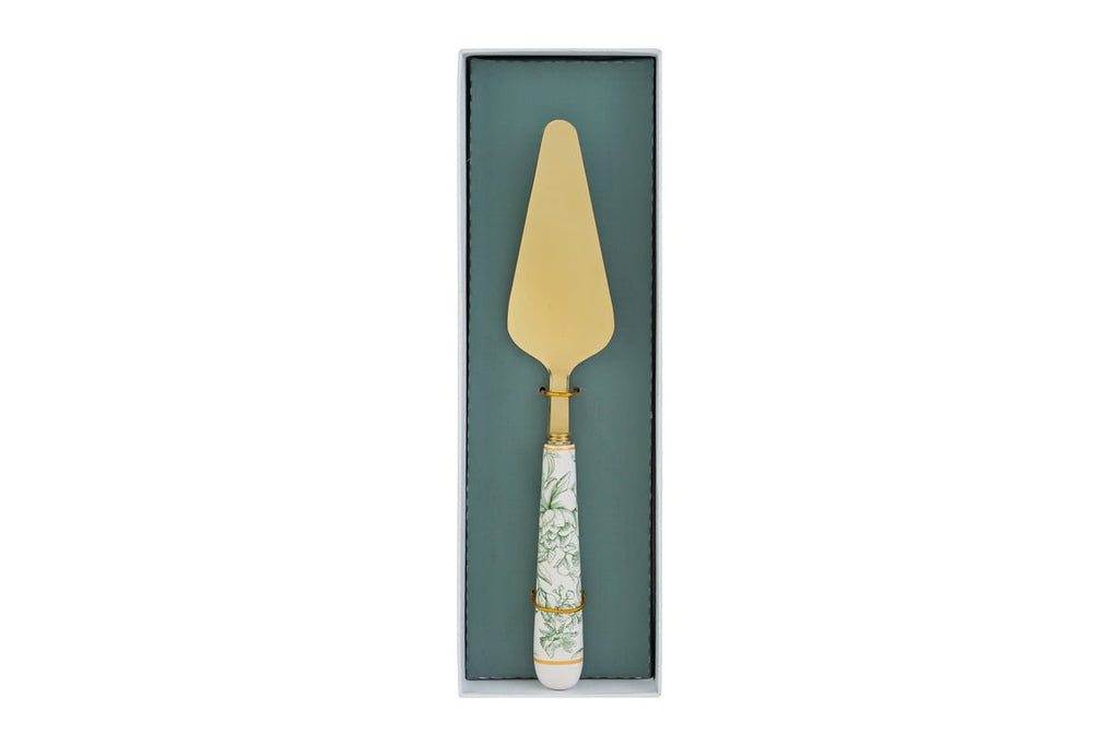Bomboniera Paletta torta con decorazione fiori verde | Rohome | Rohome