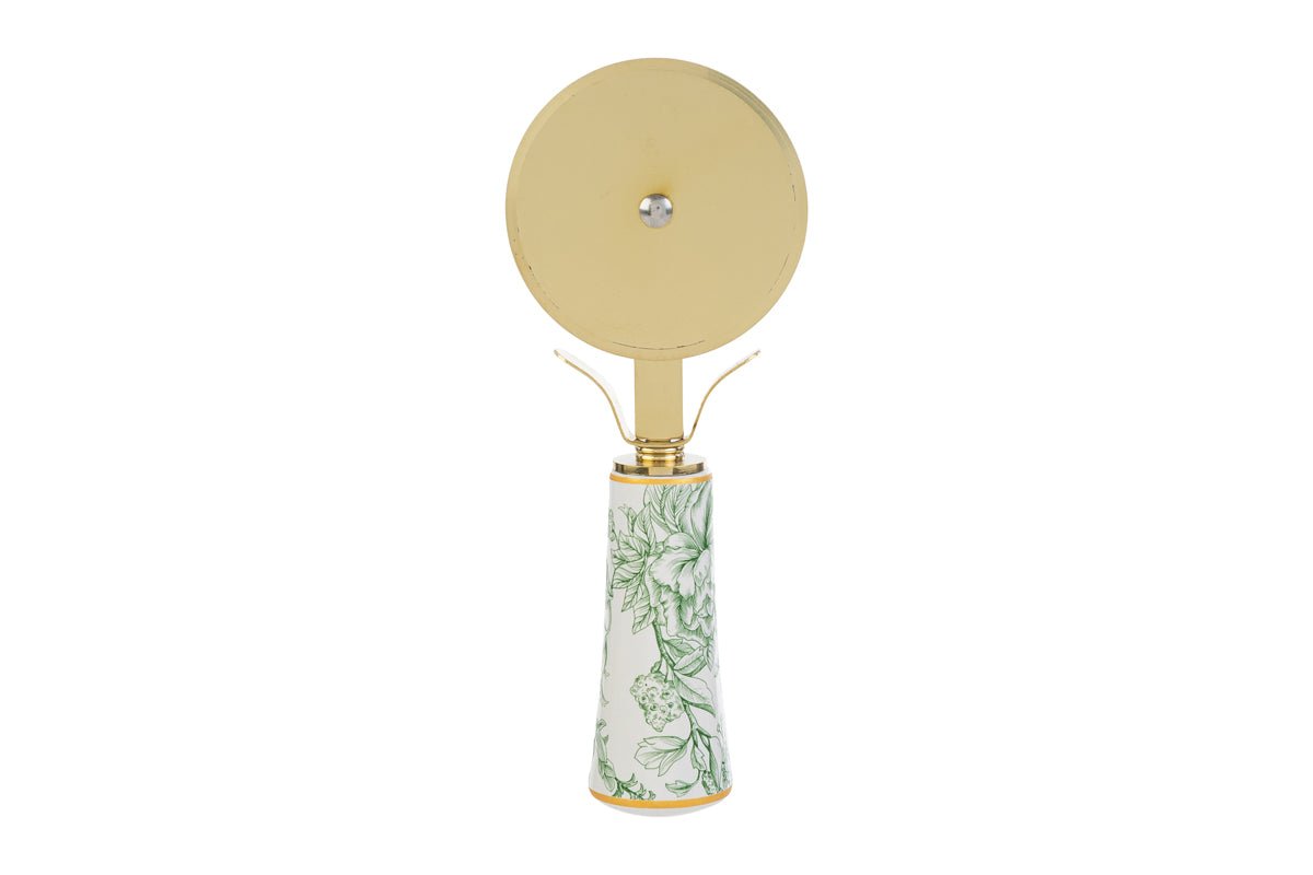 Bomboniera Taglia pizza con decorazione fiori verde | Rohome | Rohome