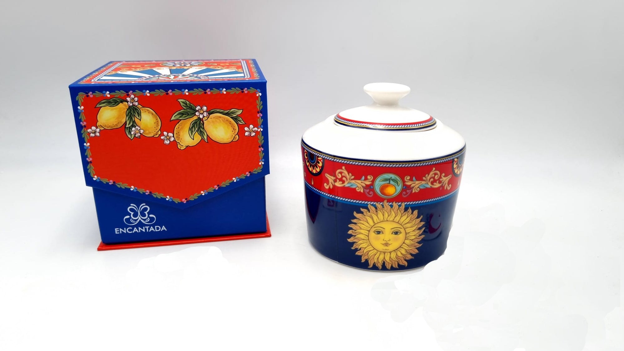 Zuccheriera Sicily in ceramica smaltata | rohome
