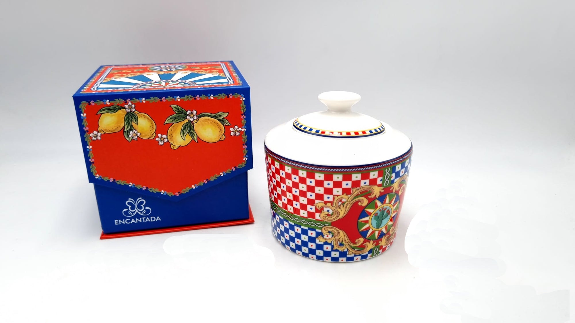 Zuccheriera Sicily in ceramica smaltata | rohome
