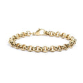 Marlù - Bracciale catena diamantata rolò oro | Rohome