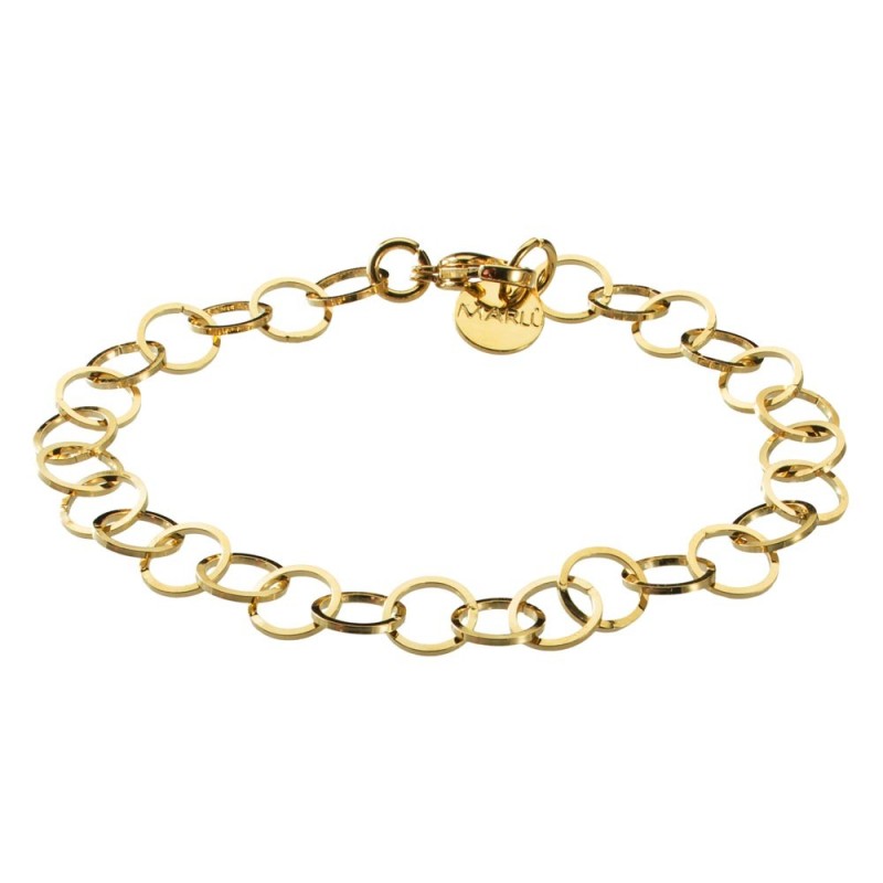 Marlù - Bracciale catena giotto oro | Rohome