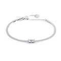Marlù - Bracciale catena snake con zircone baguette | Rohome