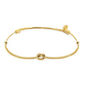 Marlù - Bracciale oro con nodo catena foxtail tg S | Rohome