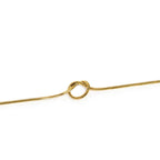 Marlù - Collana regolabile con nodo catena snake oro| Rohome