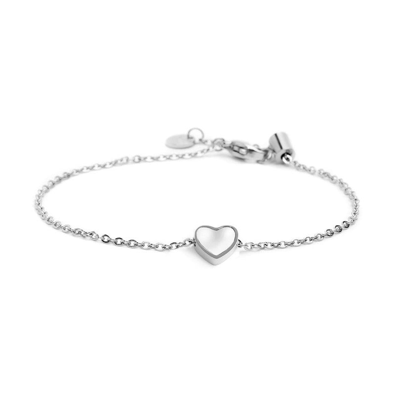 Marlù - Bracciale silver cuore madreperla | Rohome
