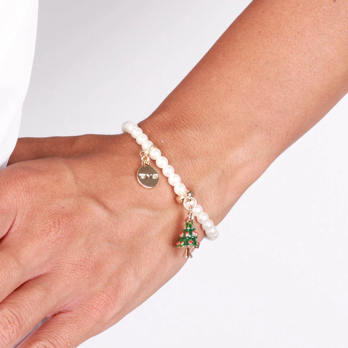 Bracciale in Metallo con albero di natale pendente | Rohome | Rohome