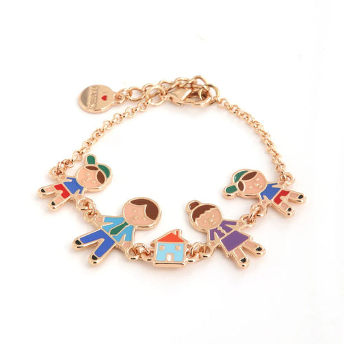 Bracciale in Metallo con ciondoli famiglia 5 | Rohome | Rohome