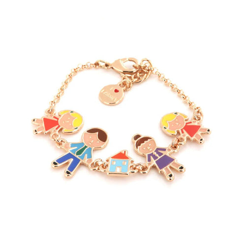 Bracciale in Metallo con ciondoli famiglia 6 | Rohome | Rohome