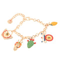 Bracciale in Metallo oro con charm siciliani testa di moro | Rohome | Rohome