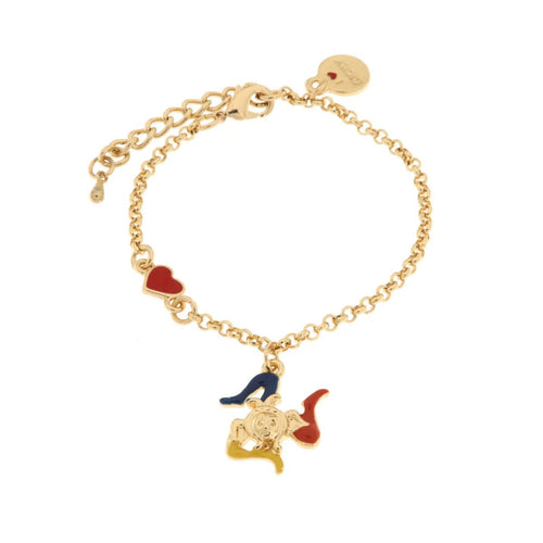 Bracciale in Metallo oro con charm trinacria siciliana | Rohome | Rohome