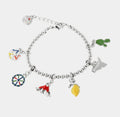 Bracciale in Metallo silver con charms siciliani | Rohome | Rohome