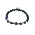 Bracciale Uomo con pietre blu e nere | Rohome | Rohome